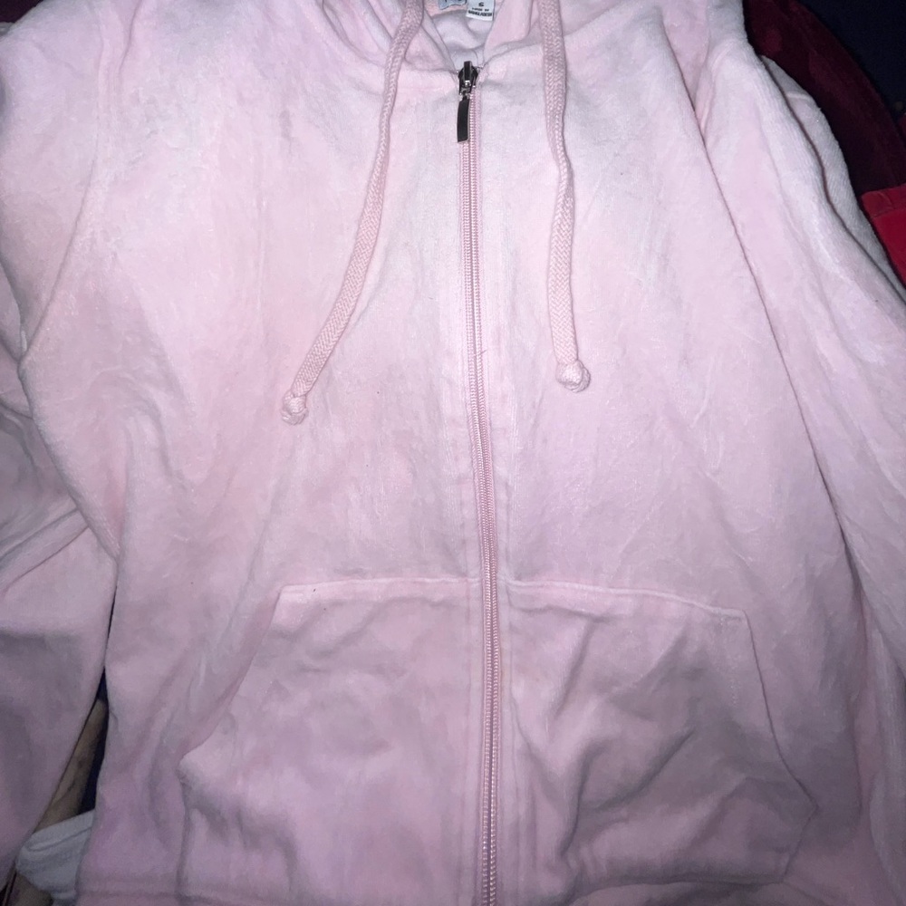 Pink zip up